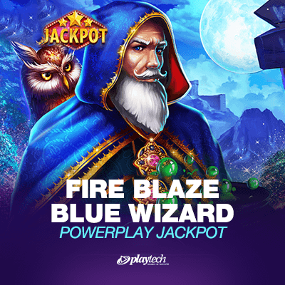 Fire Blaze: Blue Wizard PowerPlay Jackpot
