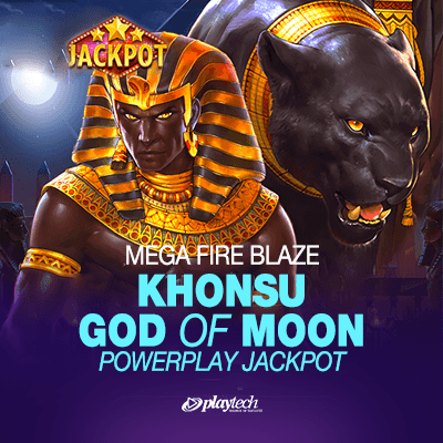 Mega Fire Blaze: Khonsu God of Moon PowerPlay Jackpot